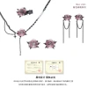 Pink rose hair clips for children wholesale, sweet, cool and high-end design hair clips, niche InS-style Korean fashion hair accessories Application Scenario